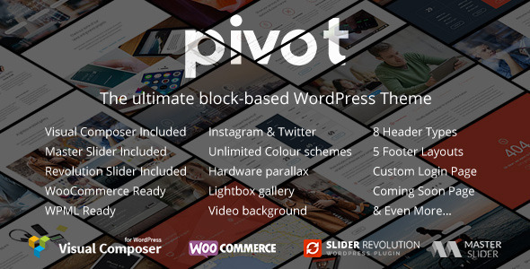 Pivot WordPress自适应企业主题
