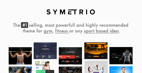 Symetrio 运动健身类Wordpress主题