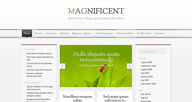 Elegantthemes wordpress主题-Magnificent（已添加汉化包）