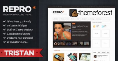 Themeforest wordpress cms主题 - Repro