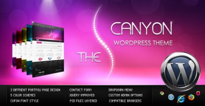 ThemeForest wordpress企业主题 - The Canyon