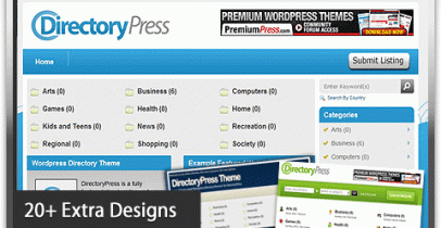 分类导航类wordpress主题 – DirectoryPress v6.7