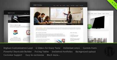 ThemeForest wordpress企业主题-Dotted