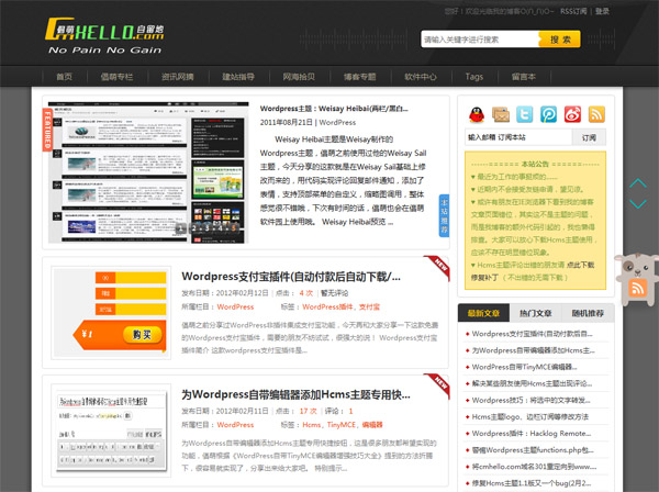 wordpress cms主题-Hcms