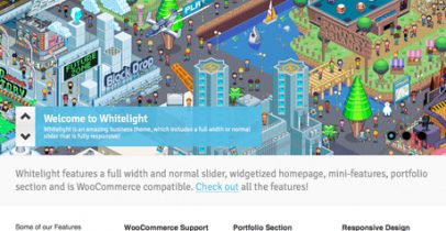 WooThemes wordpress企业主题 - Whitelight