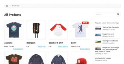 WooThemes wordpress网店主题 - Whitelight WooCommerce