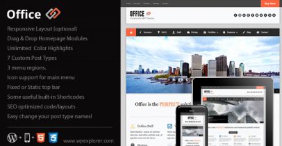 ThemeForest wordpress企业主题 - Office v1.97