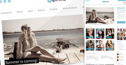 ThemeForest wordpress博客主题 - Aight Shop