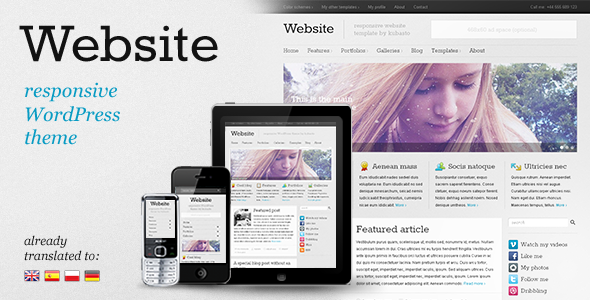 ThemeForest wordpress企业主题 – Website