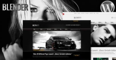 ThemeForest wordpress图片主题 - Blender