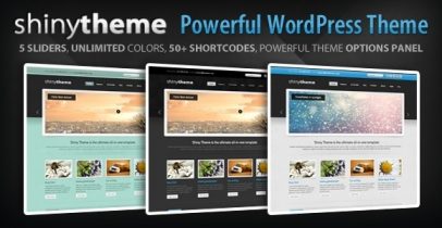 ThemeForest wordpress企业主题 – Shiny