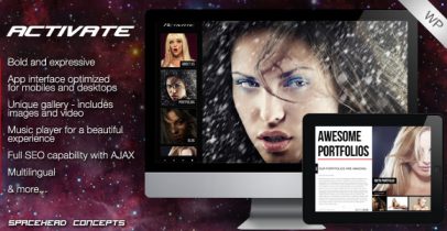 ThemeForest wordpress个性主题 - Activate