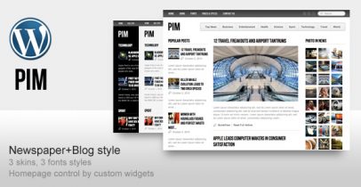 ThemeForest 杂志类wordpress主题 - PIM