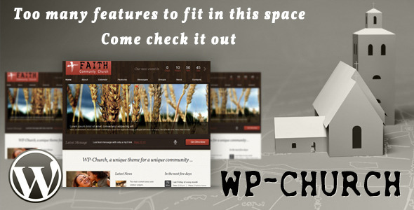 ThemeForest wordpress主题 – WP-Church