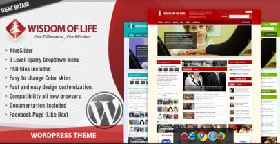 ThemeForest wordpress主题 – Wisdom Of Life