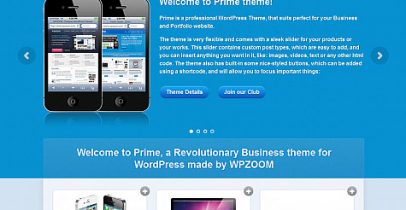 WPZOOM wordpress企业主题 - Prime