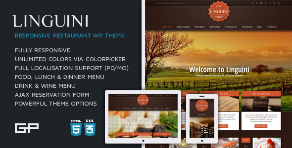 ThemeForest wordpress企业主题 – Linguini V1.6