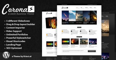 ThemeForest wordpress企业主题 - Corona