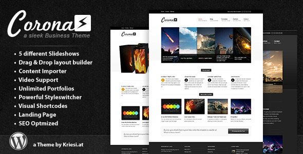 ThemeForest wordpress企业主题 - Corona