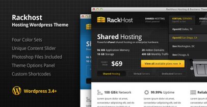 IDC服务商类WordPress主题 - Rackhost