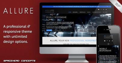 ThemeForest wordpress企业主题 - Allure