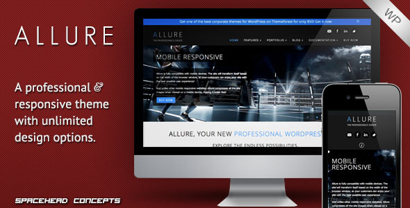 ThemeForest wordpress企业主题 - Allure