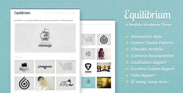 wordpress企业/工作室主题 - Equilibrium