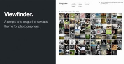 ThemeForest wordpress图片主题 - Viewfinder