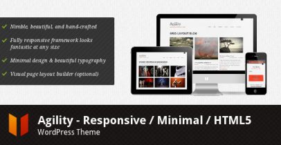 HTML5响应式WordPress主题 - Agility