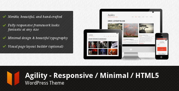 HTML5响应式WordPress主题 - Agility