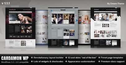 ThemeForest wordpress企业主题 - Cardamon