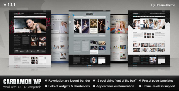 ThemeForest wordpress企业主题 - Cardamon