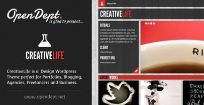 创意类WordPress主题 - CreativeLife