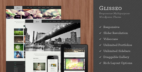 ThemeForest WordPress企业主题 - Glisseo