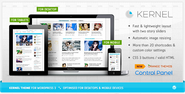 ThemeForest wordpress主题 - Kernel