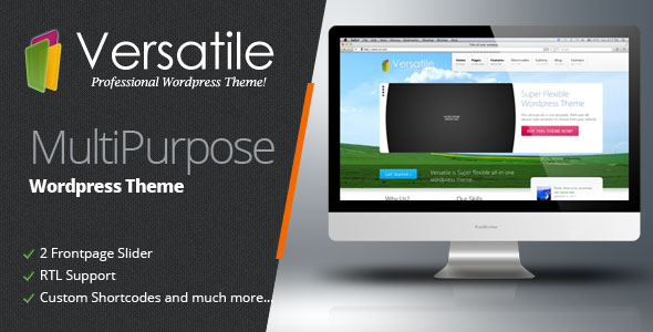 ThemeForest wordpress企业主题 – Versatile