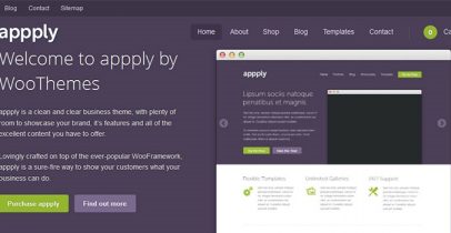 WooThemes wordpress企业主题 - Appply