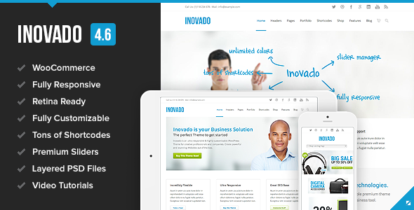 Inovado ThemeForest Wordpress企业主题