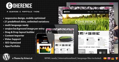 ThemeForest wordpress企业主题 - Coherence