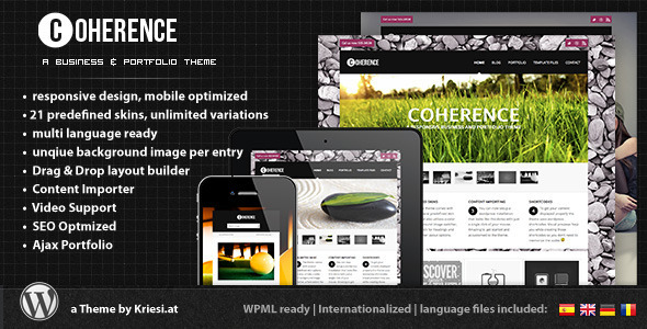 ThemeForest wordpress企业主题 - Coherence