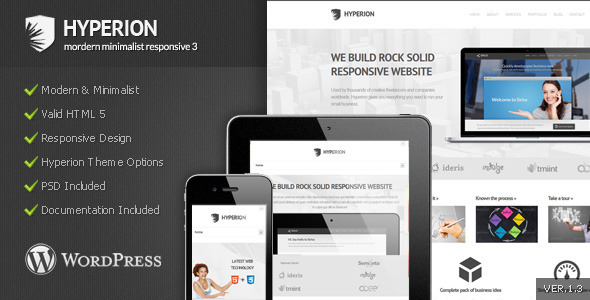 ThemeForest wordpress企业主题 – Hyperion