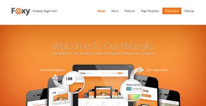 ElegantThemes wordpress企业主题 – Foxy