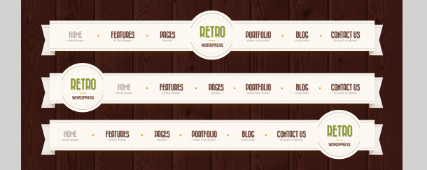 retro wordpress theme