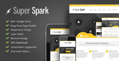 ThemeForest WordPress企业主题 – Super Spark