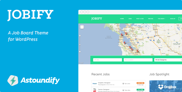 Wordpress企业主题 - Jobify