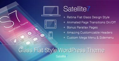 Satellite7 v2.4 Wordpress扁平化风格主题