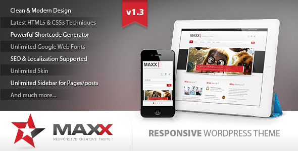Wordpress企业主题 - Maxx