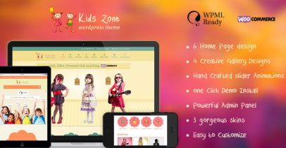 Wordpress儿童产品类主题 - Kids Zone