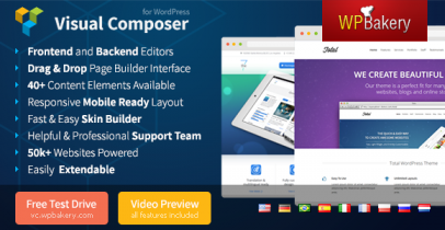 Wordpress页面生成插件 - Visual Composer（汉化）