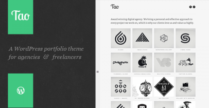 Wordpress设计/图片/作品展示主题 - Tao